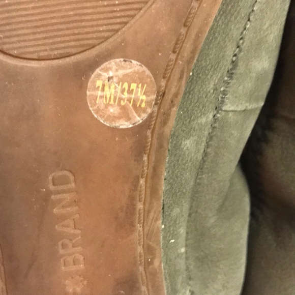 Lucky Brand army green ballerina flats - Picture 5 of 7